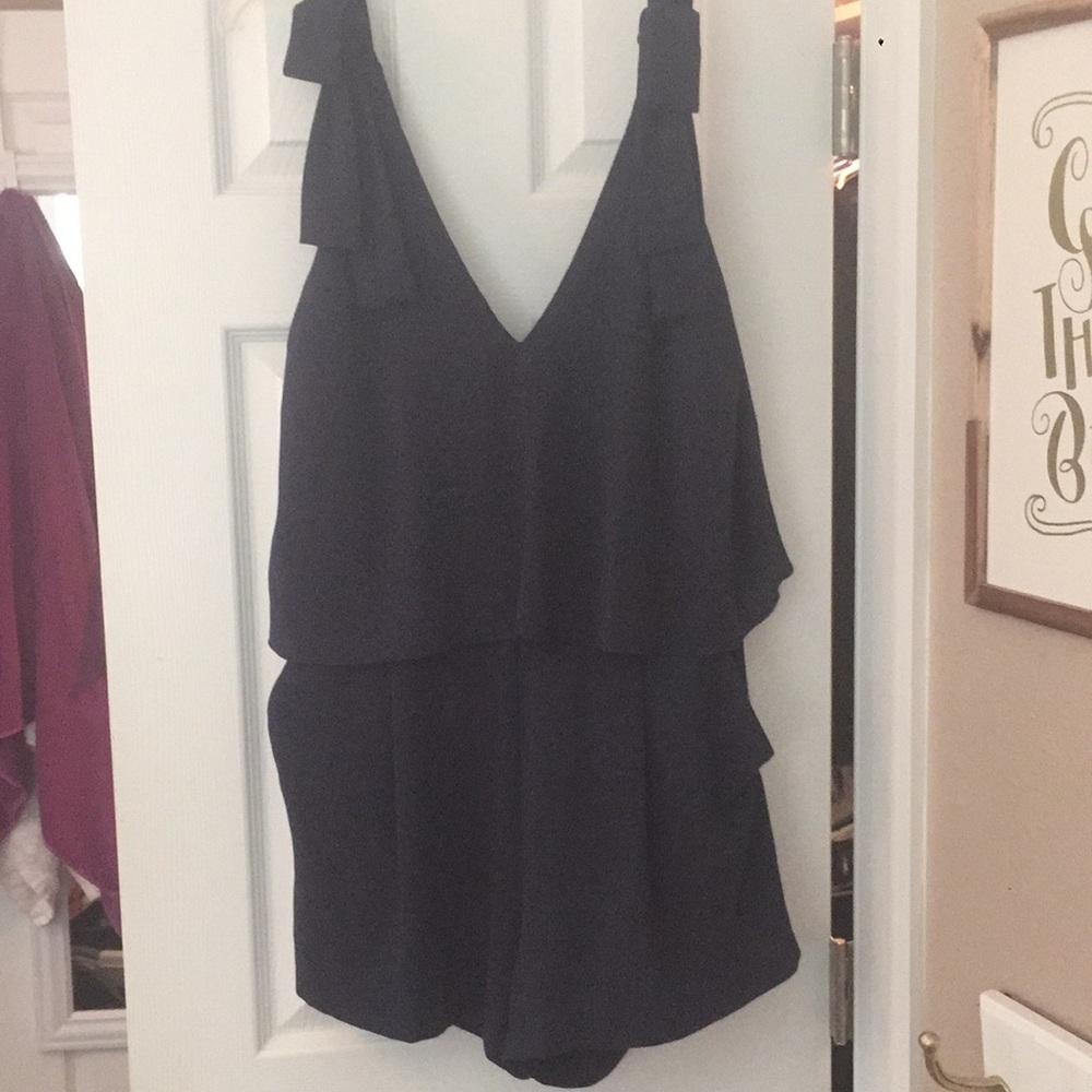 H&M navy blue romper
